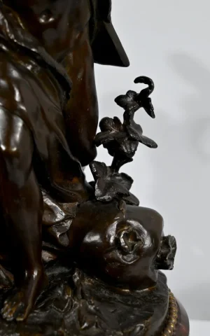 Bronze « L’enfance de Silène », d’après Clodion – 2ème partie du XIXe