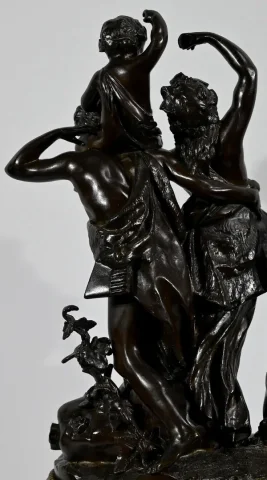 Bronze « L’enfance de Silène », d’après Clodion – 2ème partie du XIXe