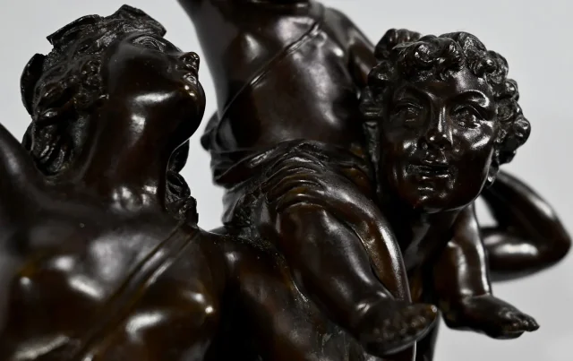 Bronze « L’enfance de Silène », d’après Clodion – 2ème partie du XIXe