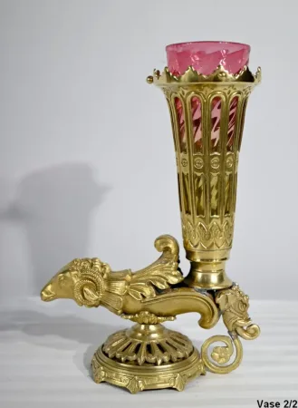 PAIR OF RYTHON VASES