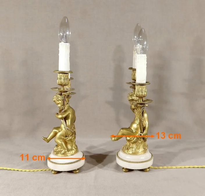 PAAR KANDELABER IM LOUIS XVI-STIL