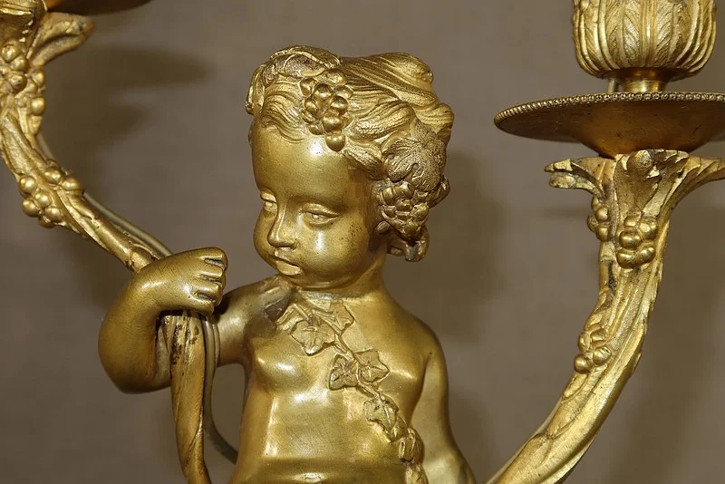 PAAR KANDELABER IM LOUIS XVI-STIL