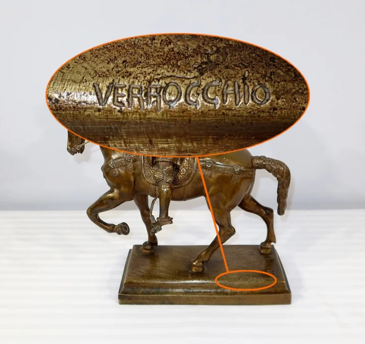 BRONZE BARTOLOMEO COLLEONE nach VERROCCHIO