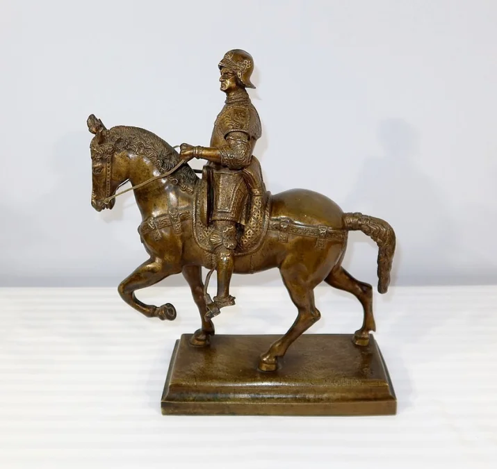 BRONZE BARTOLOMEO COLLEONE nach VERROCCHIO