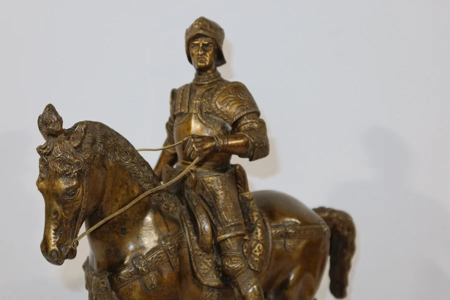 BRONZE BARTOLOMEO COLLEONE nach VERROCCHIO