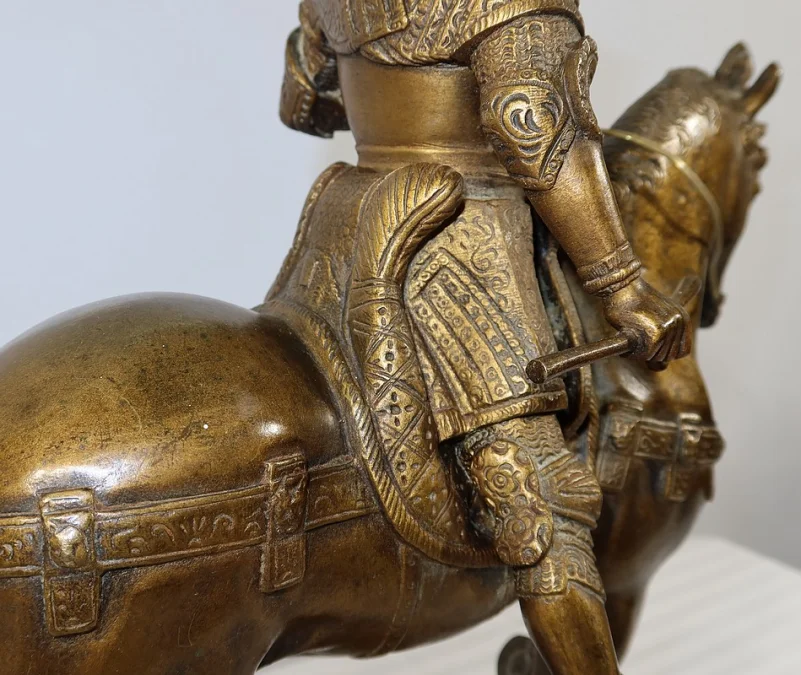 BRONZE BARTOLOMEO COLLEONE nach VERROCCHIO