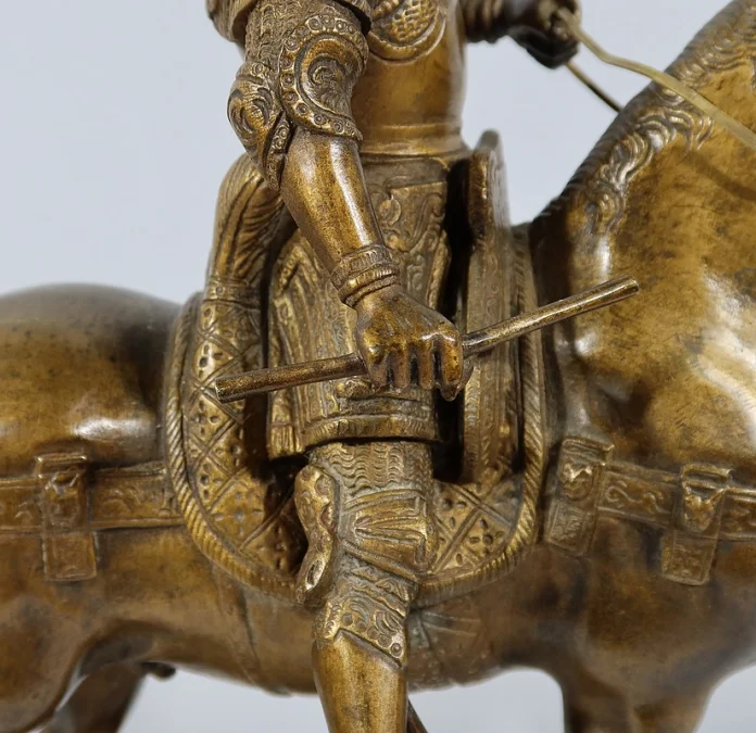 BRONZE BARTOLOMEO COLLEONE nach VERROCCHIO