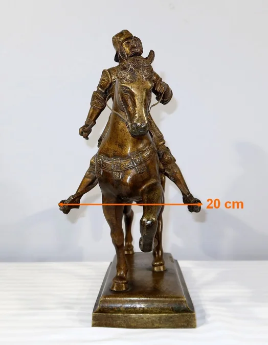 BRONZE BARTOLOMEO COLLEONE nach VERROCCHIO