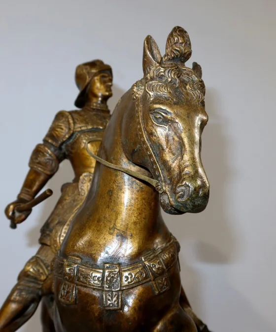 BRONZE BARTOLOMEO COLLEONE nach VERROCCHIO