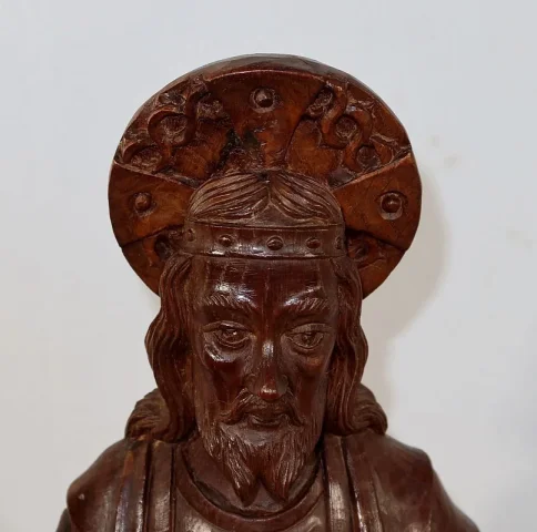 WOODEN STATUE OF CHRIST