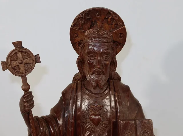 WOODEN STATUE OF CHRIST