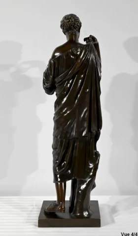 Important Bronze « Diane de Gabies », d’après Praxitèle – Début XXe