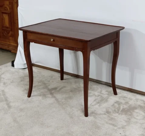 Table Cabaret en Acajou de Cuba, époque Louis XV  – XVIIIe
