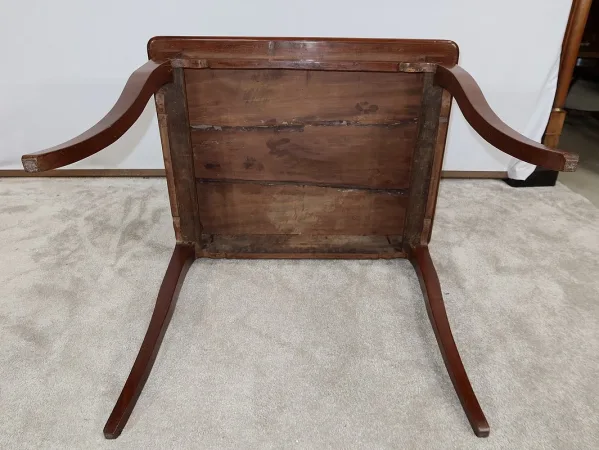 Table Cabaret en Acajou de Cuba, époque Louis XV  – XVIIIe