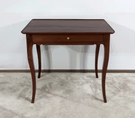 Table Cabaret en Acajou de Cuba, époque Louis XV  – XVIIIe