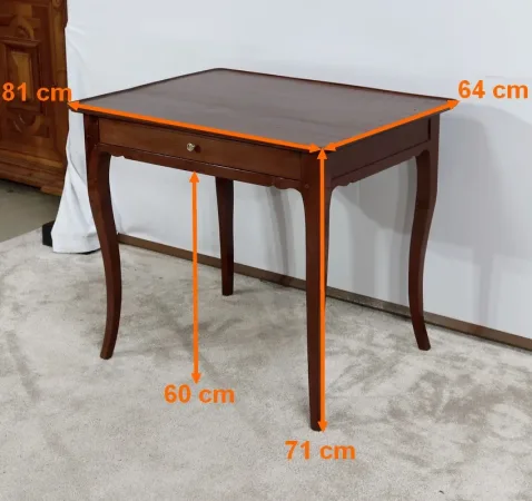 Table Cabaret en Acajou de Cuba, époque Louis XV  – XVIIIe
