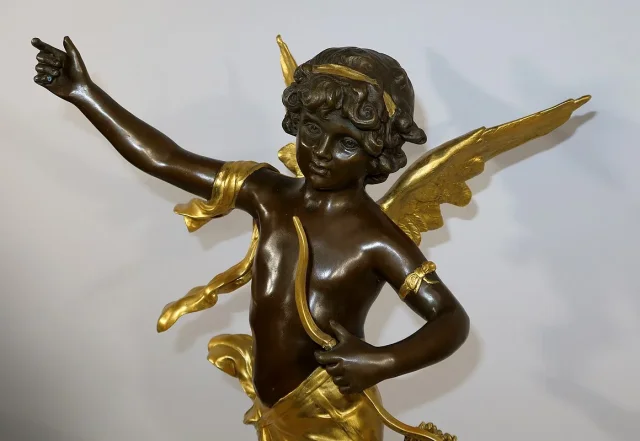 Important Bronze « Cupidon » par Charles B. – XIXe