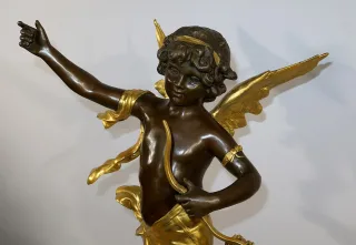 Important Bronze « Cupidon » par Charles B. – XIXe