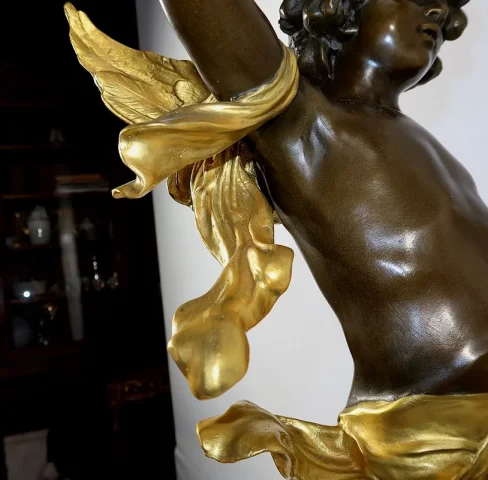 Important Bronze « Cupidon » par Charles B. – XIXe