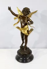Important Bronze « Cupidon » par Charles B. – XIXe