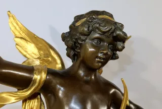 Important Bronze « Cupidon » par Charles B. – XIXe