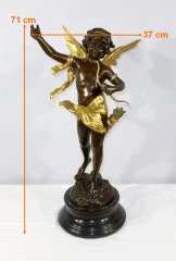 Important Bronze « Cupidon » par Charles B. – XIXe