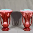 Paire de Vases en Faïence, estampillés Digoin Sarreguemines – Fin XIXe