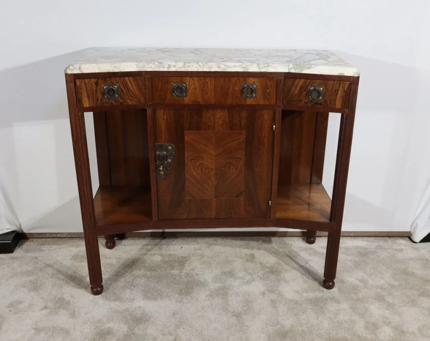 Desserte en Palissandre et Amarante, Art Déco – 1930