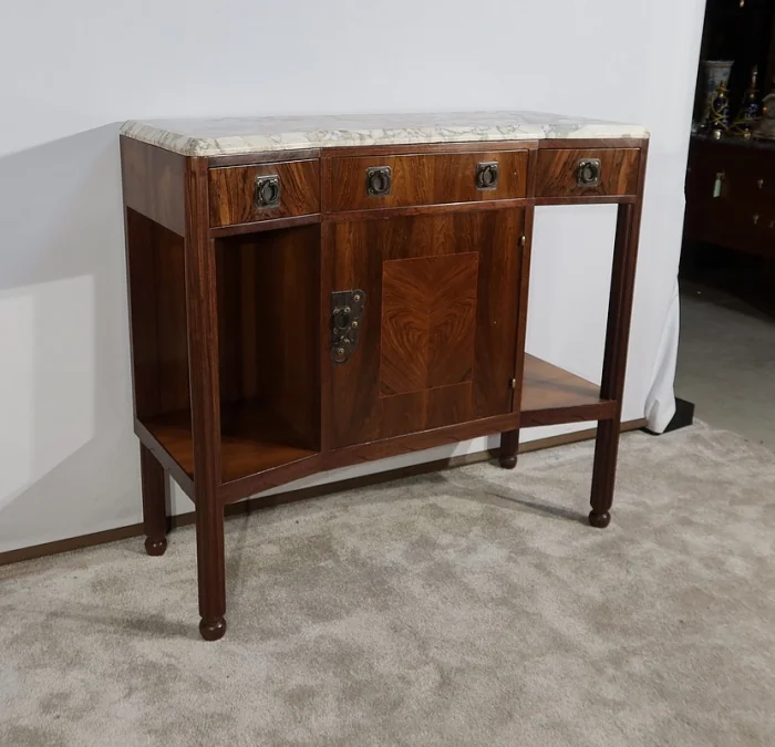 Desserte en Palissandre et Amarante, Art Déco – 1930
