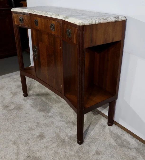 Desserte en Palissandre et Amarante, Art Déco – 1930