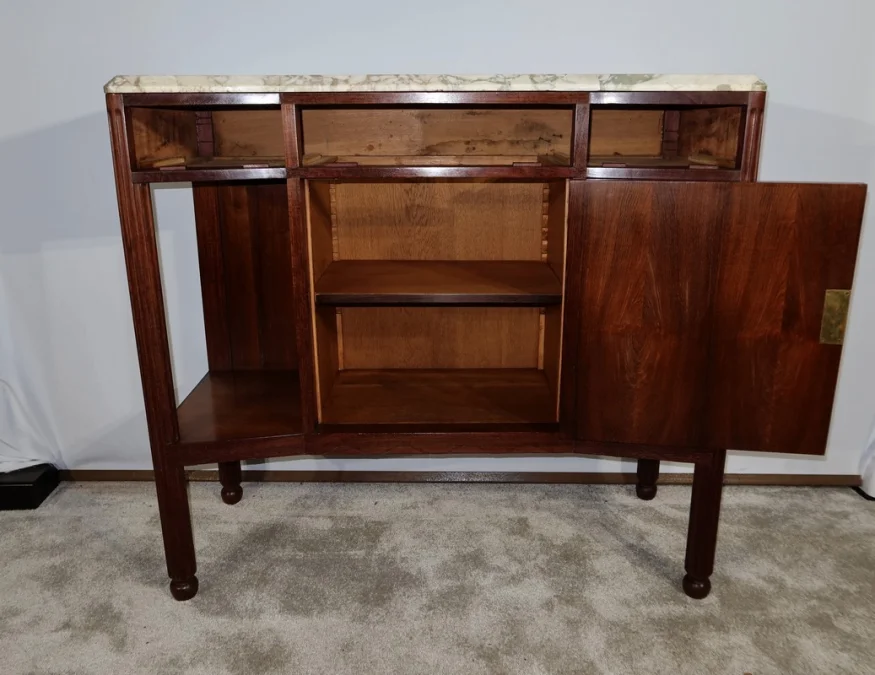 Desserte en Palissandre et Amarante, Art Déco – 1930