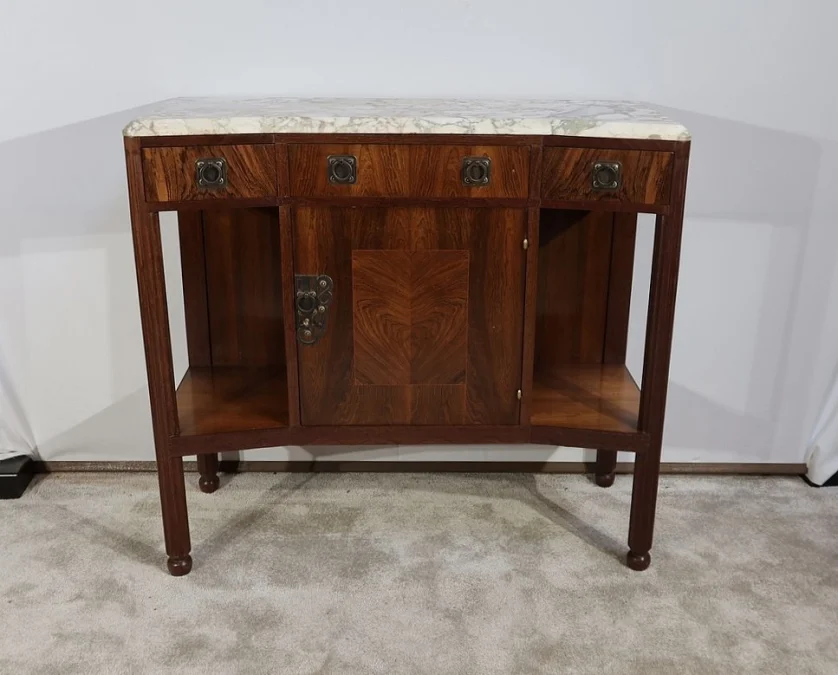 Desserte en Palissandre et Amarante, Art Déco – 1930
