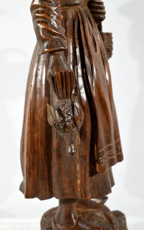 Bretonne Revenant du Marché – Fin XIXe