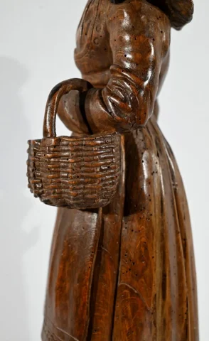 Bretonne Revenant du Marché – Fin XIXe