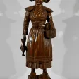Bretonne Revenant du Marché – Fin XIXe
