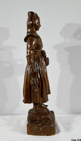 Bretonne Revenant du Marché – Fin XIXe