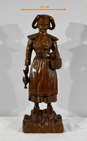 Bretonne Revenant du Marché – Fin XIXe