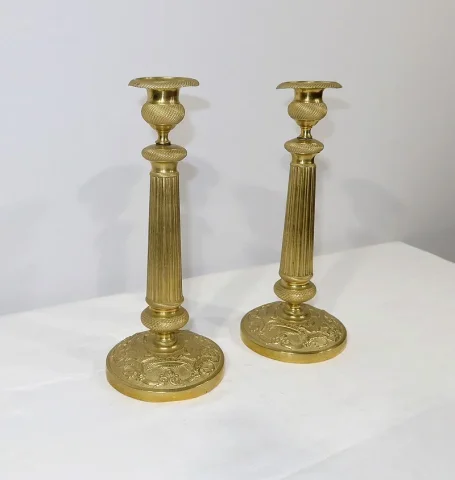 PAR DE VELAS DE LATÓN