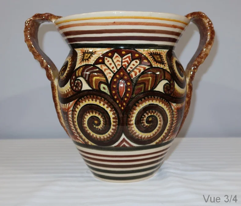 QUIMPER-FAIENCE-VASE