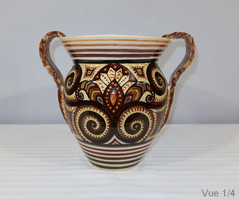QUIMPER-FAIENCE-VASE