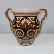 Vase en Faïence signé P. Fouillen, Henriot Quimper - 1940