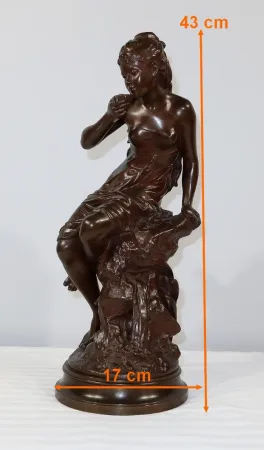 BRONZE STATUETTE by M. MOREAU