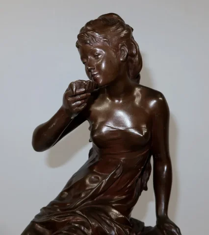 Bronze « La Source », par M. Moreau – Milieu XIXe