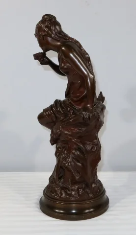 Bronze « La Source », par M. Moreau – Milieu XIXe