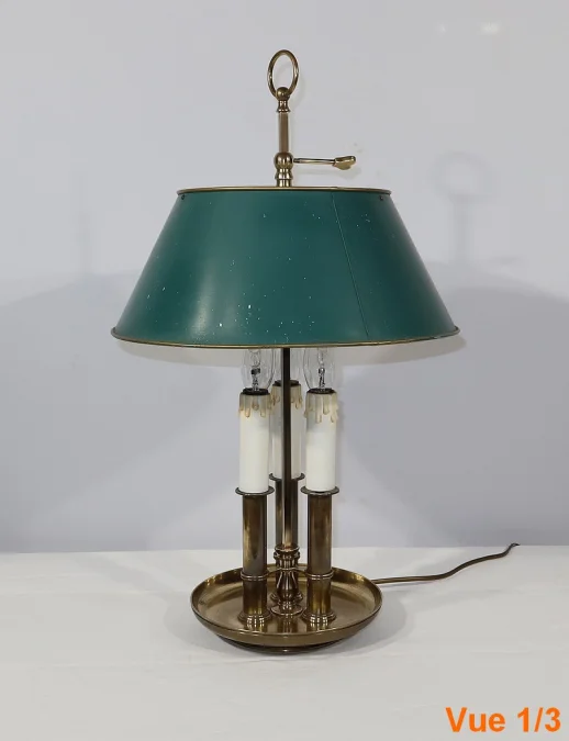 LAMPE AUS VERGOLDETER BRONZE