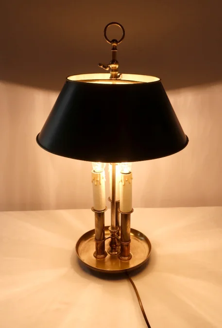 LAMPE AUS VERGOLDETER BRONZE