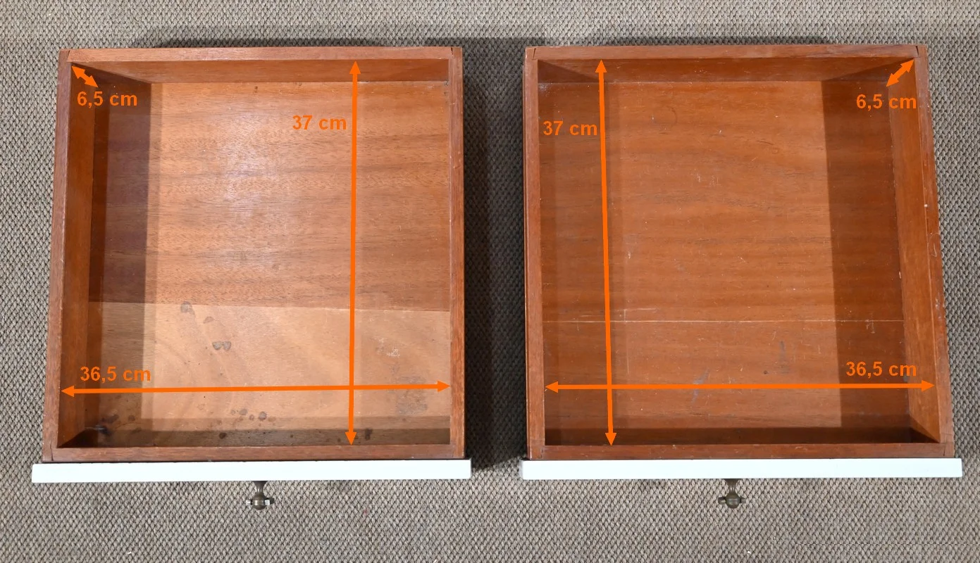 Petit Bureau en Acajou et en Teck, style Gautier - 1960