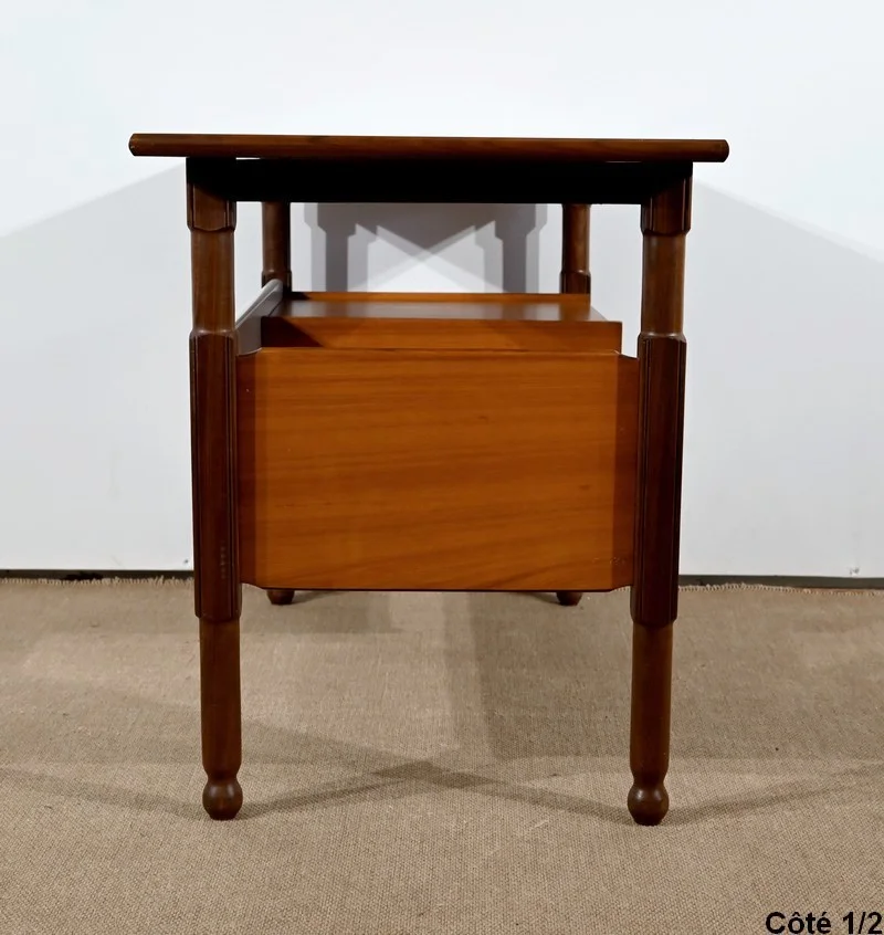 Petit Bureau en Acajou et en Teck, style Gautier - 1960