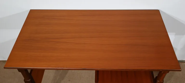 Petit Bureau en Acajou et en Teck, style Gautier - 1960