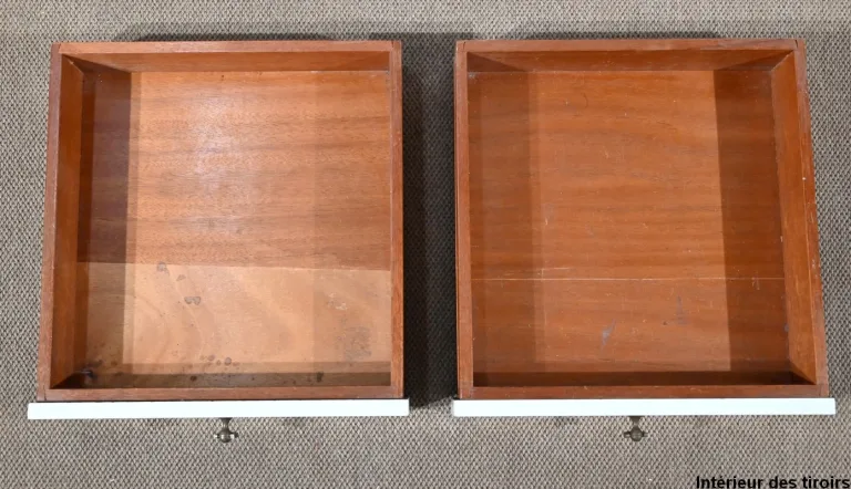 Petit Bureau en Acajou et en Teck, style Gautier - 1960